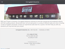 Tablet Screenshot of corrugatedind.com